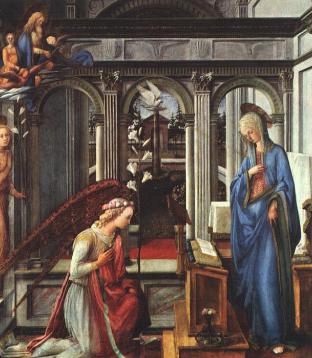 Fra Filippo Lippi The Annunciation   ttt Norge oil painting art